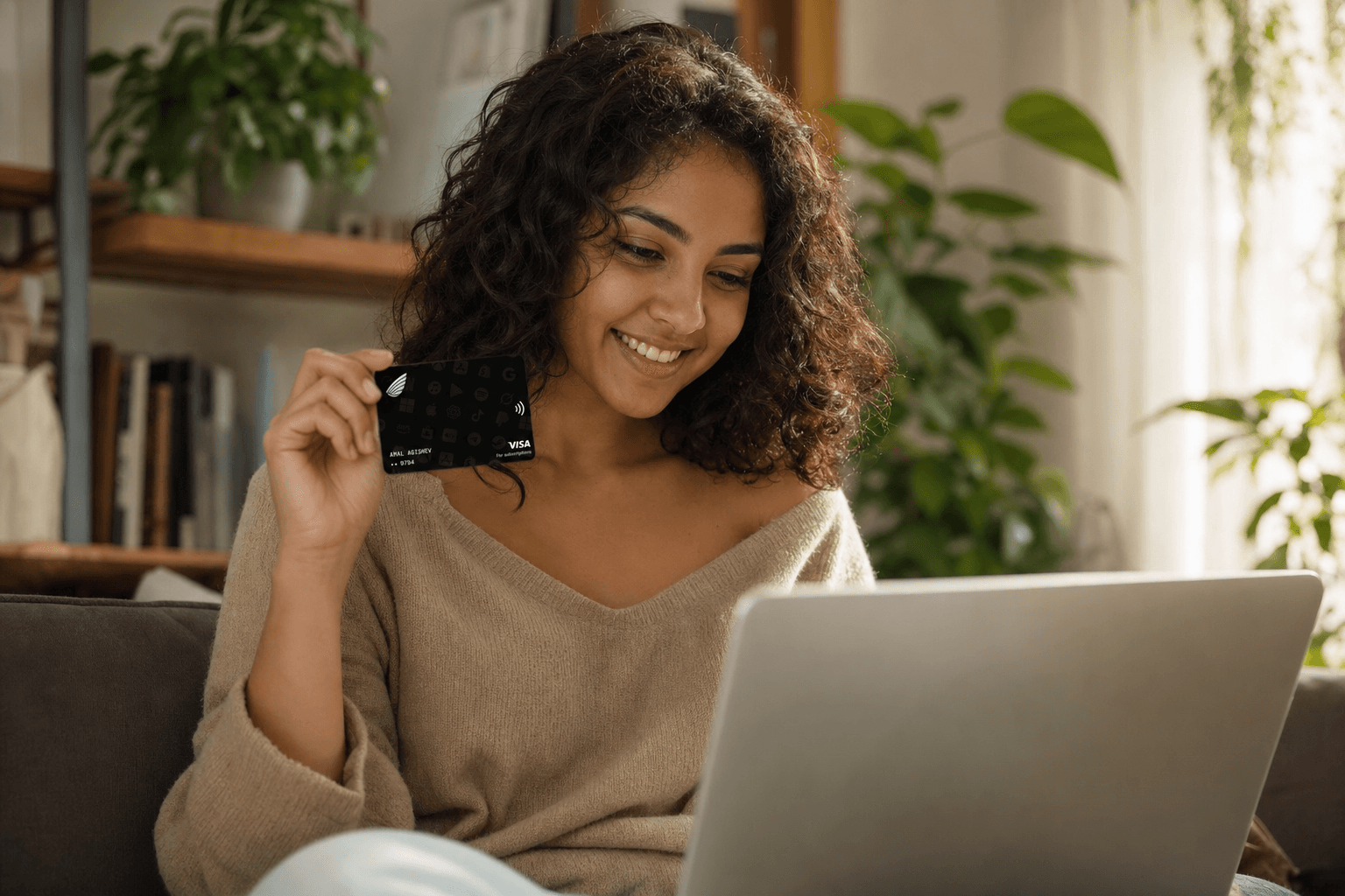 Paying for online subscriptions with a CicadaPay card